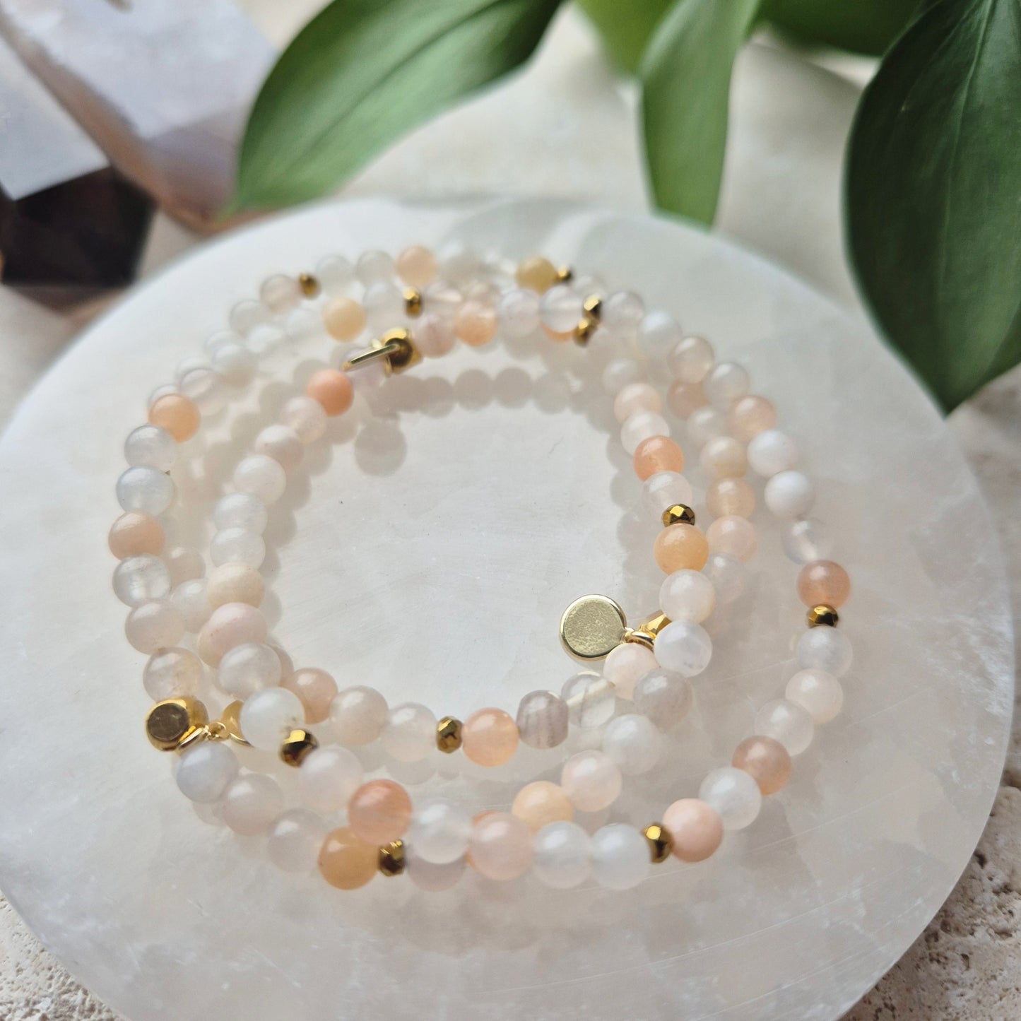 KREATIVITET Petite Peach Aventurine