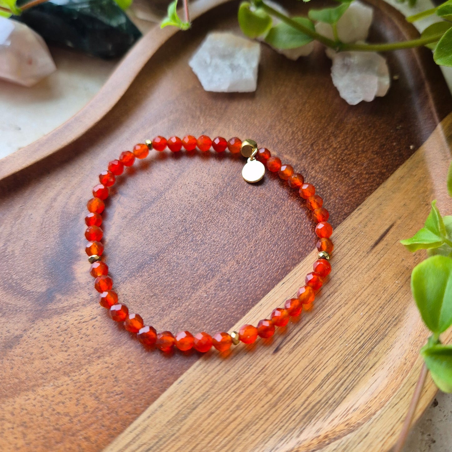 ENERGI BOOST Petite armbånd Carnelian