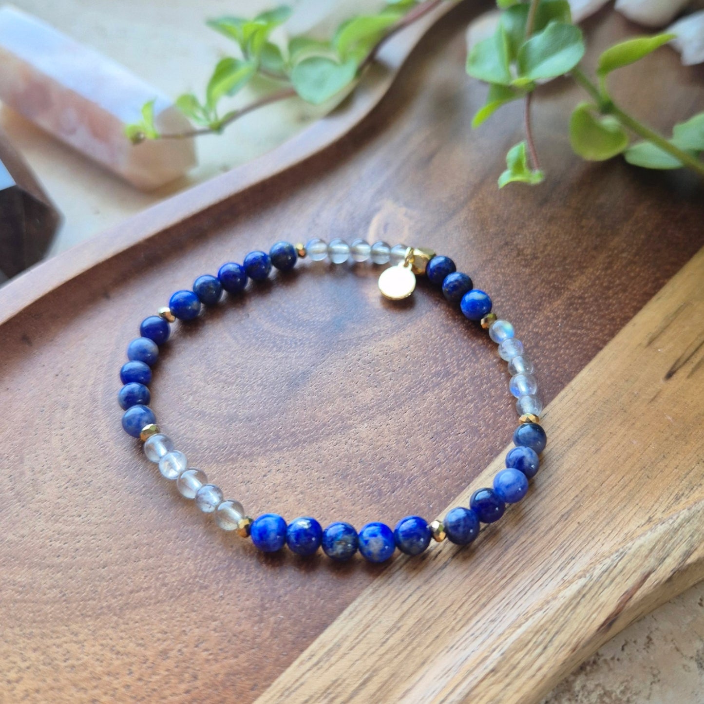 STYRKET HARMONI Petite armbånd Lapis Lazuli, Sodalite, Labradorite