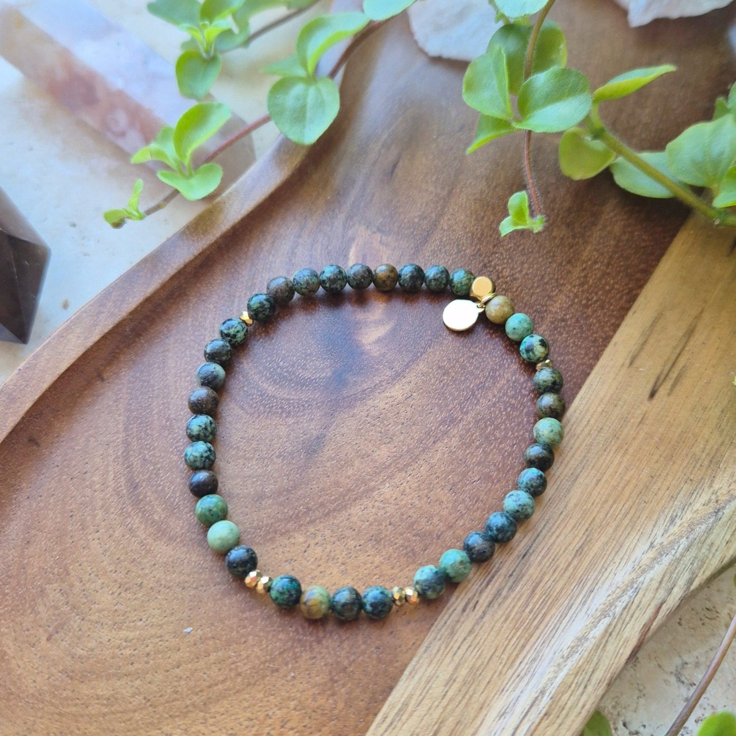 FORANDRING Petite armbånd African Turquoise - bergamott DESIGN