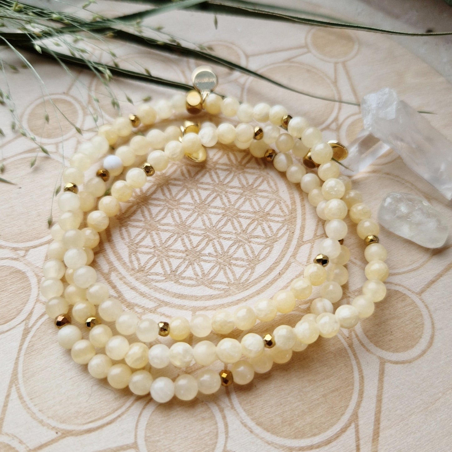 HÅP Petite armbånd Yellow Calcite - bergamott DESIGN