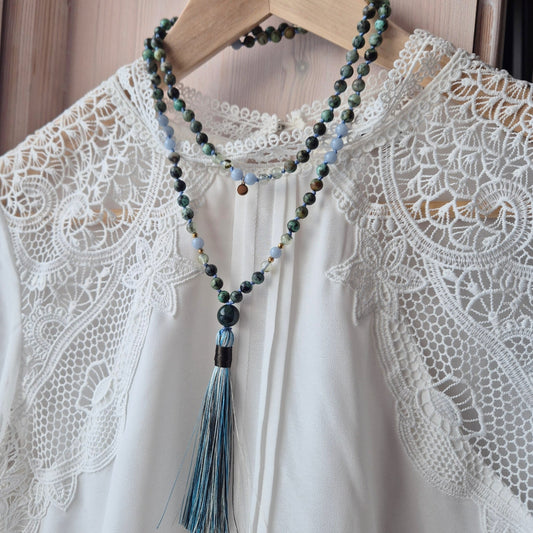 HVA VENTER JEG PÅ mala African Turquoise, Angelite, Prehnite - bergamott DESIGN