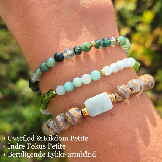 INDRE FOKUS Petite armbånd •Balanse •Intuisjon •Positiv fornyelse - bergamott DESIGN