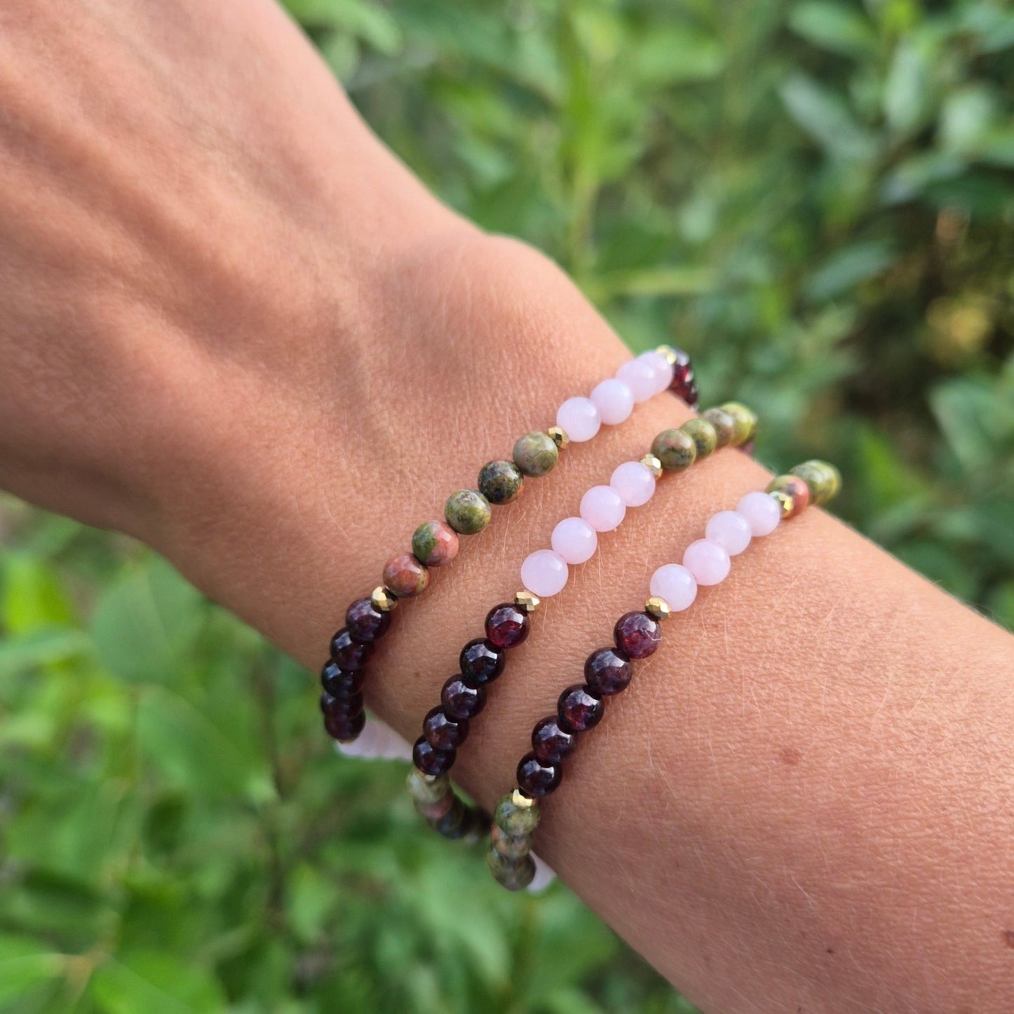 KJÆRLIG BALANSE Petite armbånd •Hjerteheling •Frigjøring •Kjærlighet - bergamott DESIGN