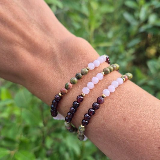 KJÆRLIG BALANSE Petite armbånd •Hjerteheling •Frigjøring •Kjærlighet - bergamott DESIGN