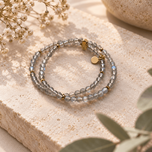 MAGISK Petite armbånd Labradorite - bergamott DESIGN