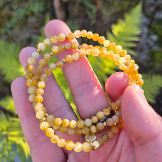 MOTIVASJON Petite Yellow Tigers Eye - bergamott DESIGN