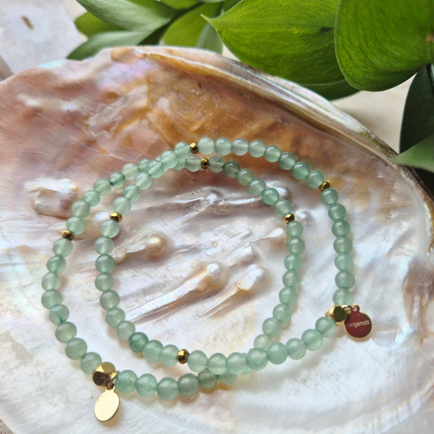 MULIGHETER Petite Green Aventurine - bergamott DESIGN