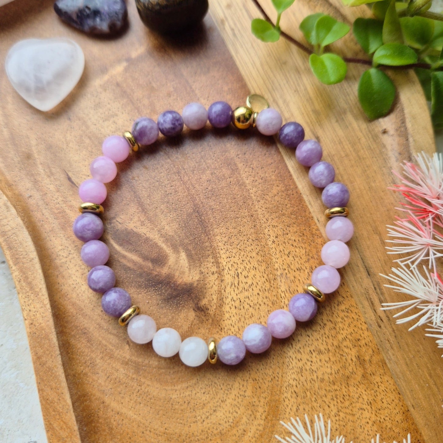 MYKT HJERTE armbånd •Kjærlighet•Indre ro - bergamott DESIGN