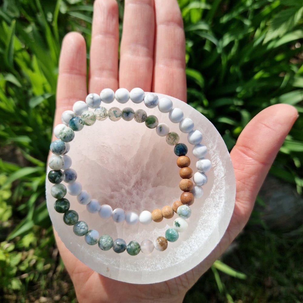SELENITE BOLLE 8 cm - bergamott DESIGN