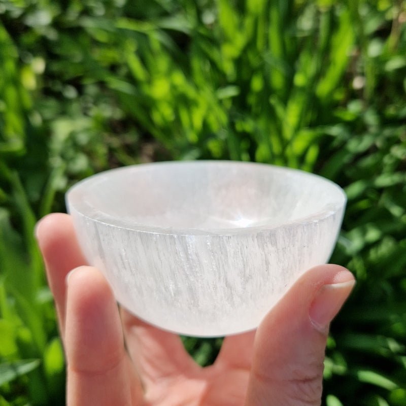 SELENITE BOLLE 8 cm - bergamott DESIGN
