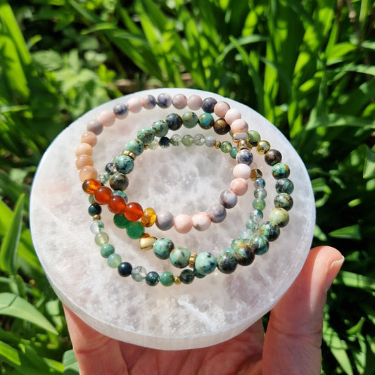 SELENITE LADEPLATE 10 cm - bergamott DESIGN