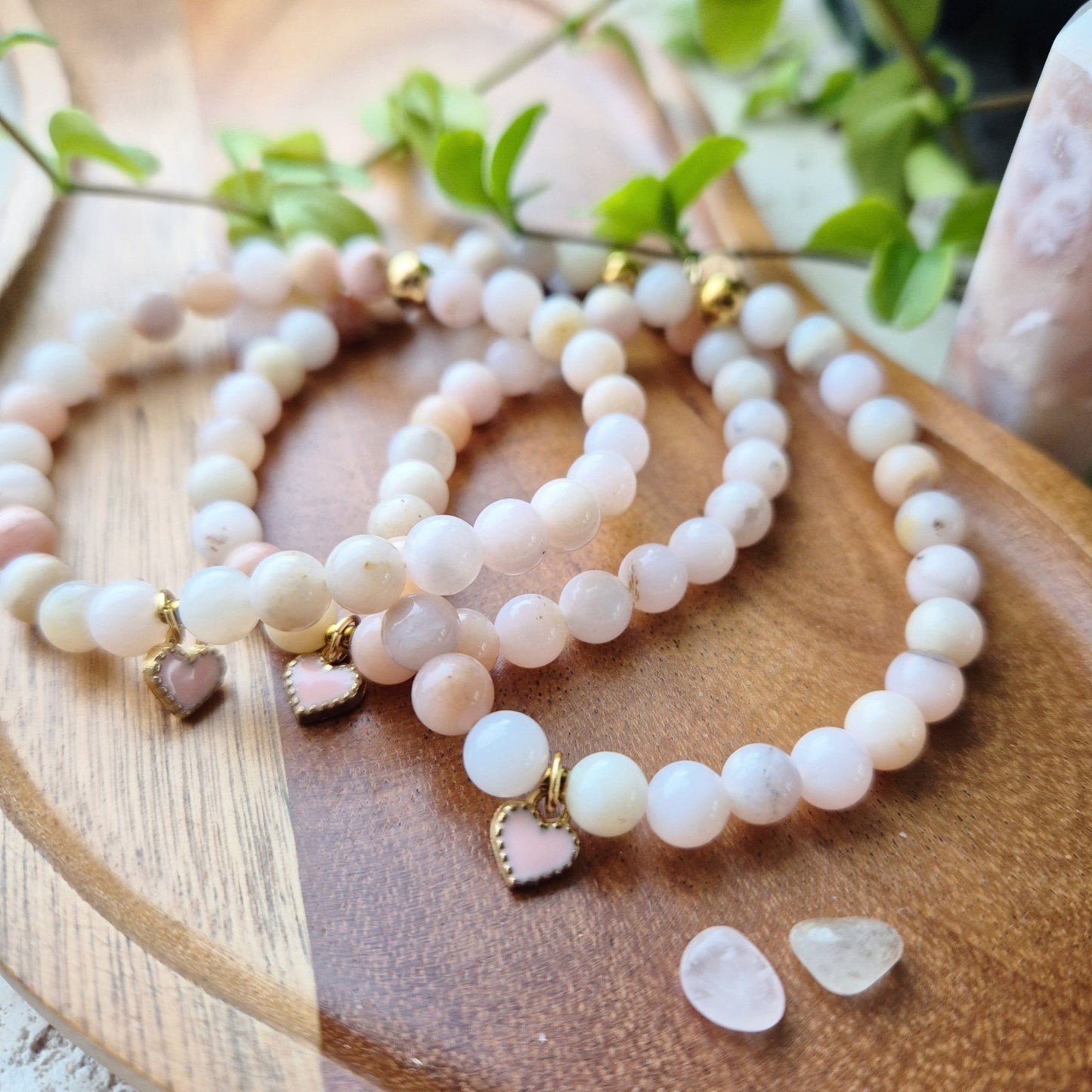 SELVKJÆRLIGHET armbånd Pink Opal - bergamott DESIGN