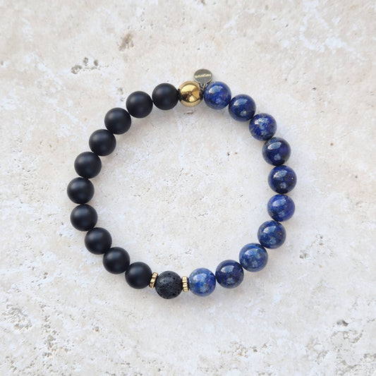 SJELENS ANKER armbånd HERRE •Beskyttelse •Selvkontroll - bergamott DESIGN