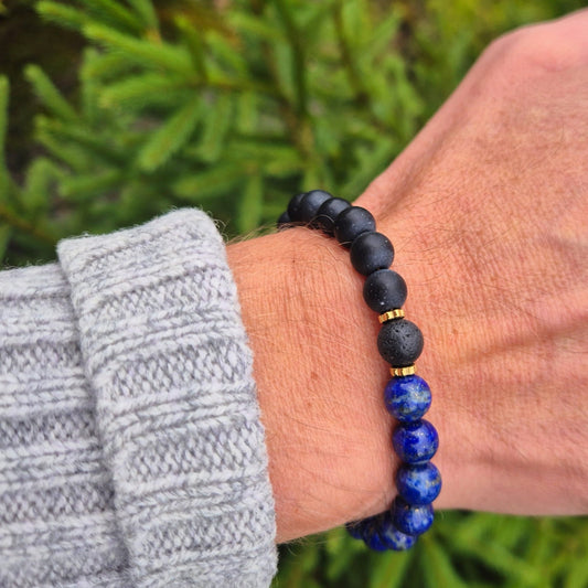 SJELENS ANKER armbånd HERRE •Beskyttelse •Selvkontroll - bergamott DESIGN