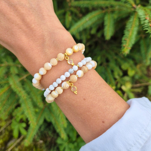 SOLSKINN armbånd •Glede•Overflod - bergamott DESIGN