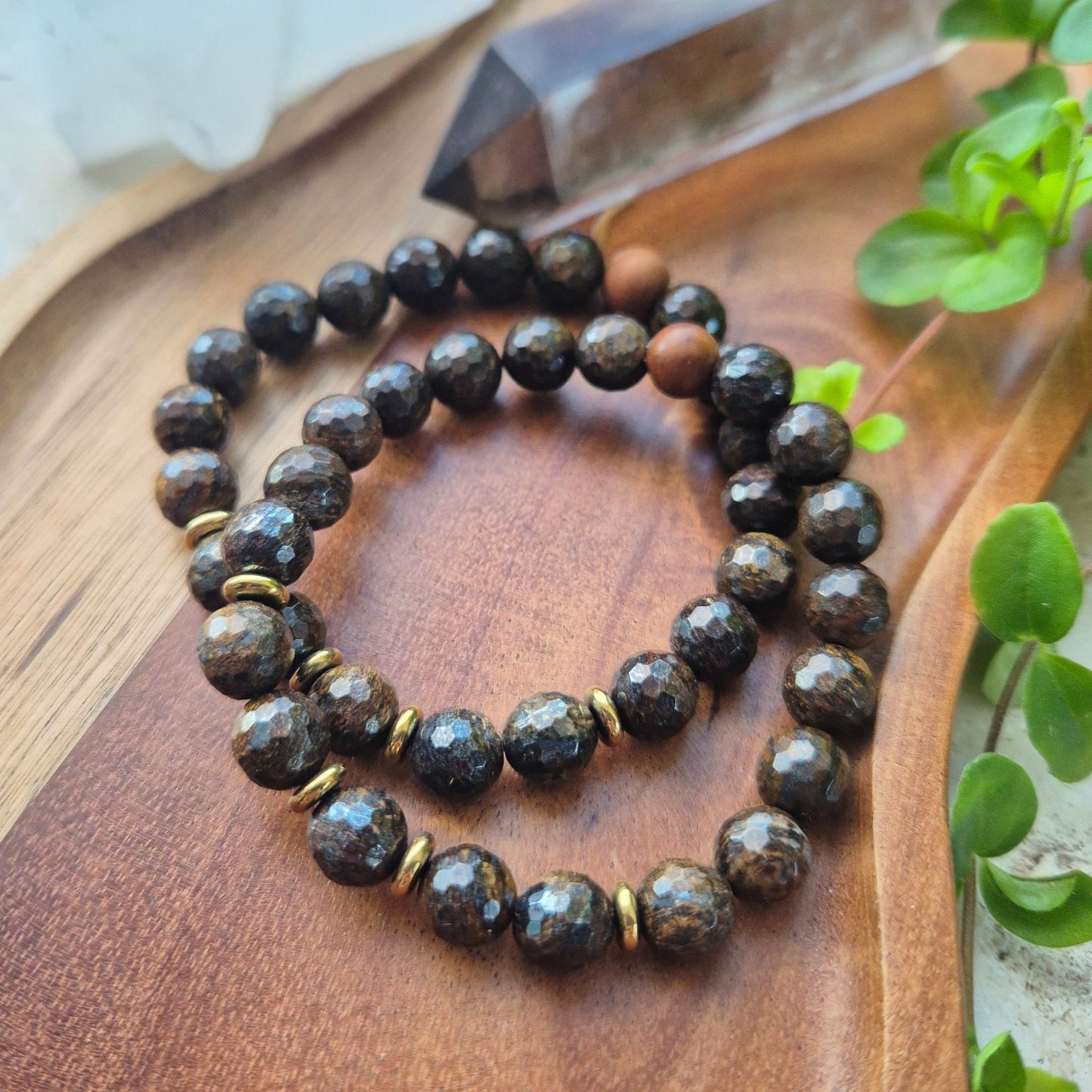 STABILISERENDE ENDRING armbånd Bronzite - bergamott DESIGN
