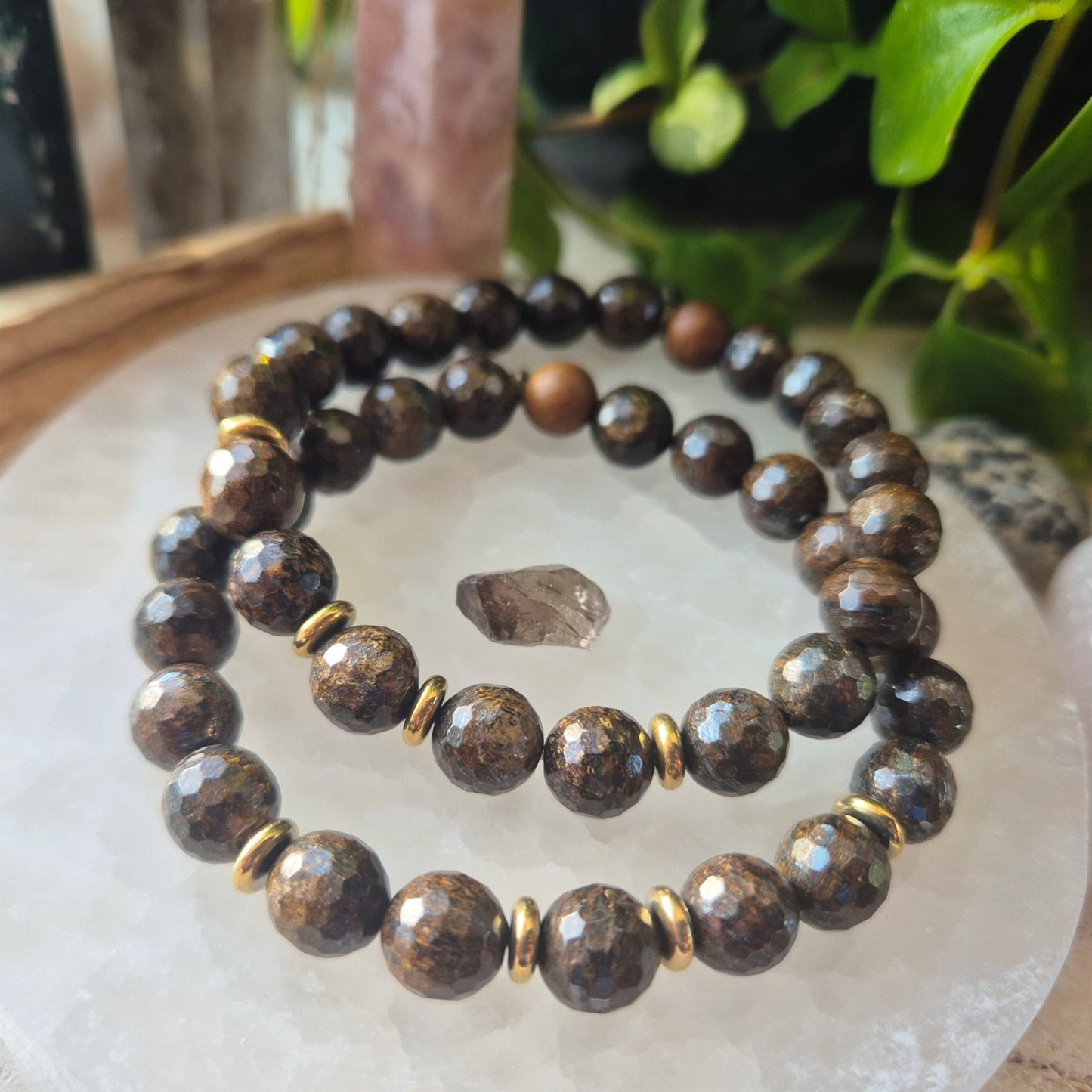 STABILISERENDE ENDRING armbånd Bronzite - bergamott DESIGN