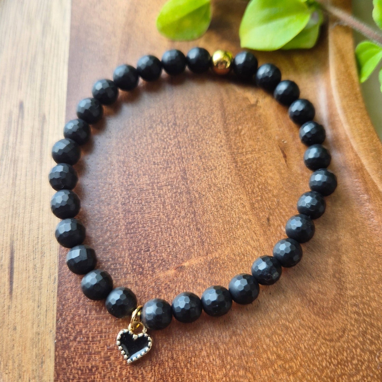STYRKET SELVFØLELSE armbånd Black Onyx - bergamott DESIGN