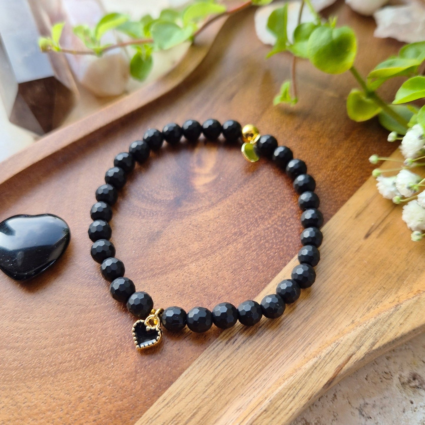 STYRKET SELVFØLELSE armbånd Black Onyx - bergamott DESIGN