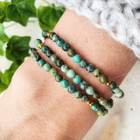 FORANDRING Petite armbånd African Turquoise - bergamott DESIGN