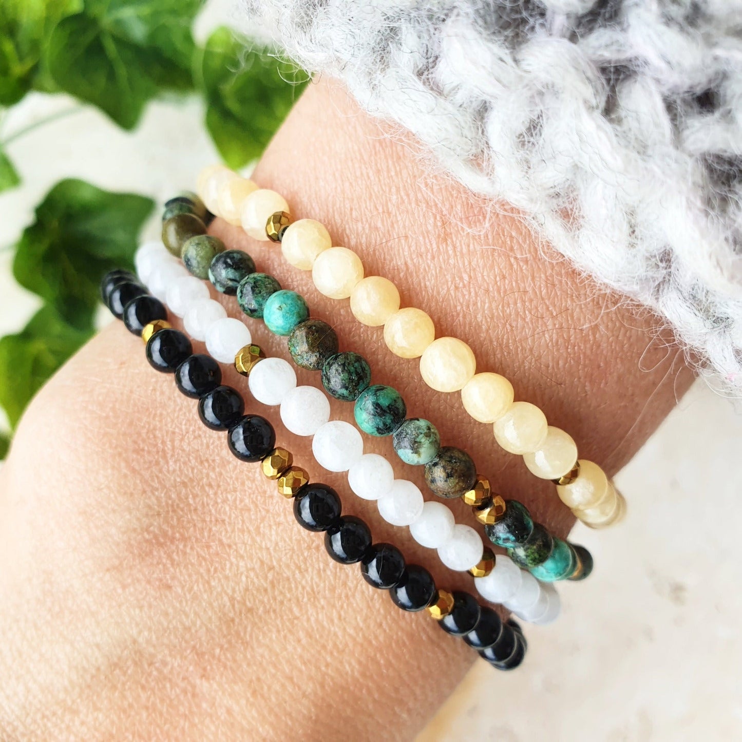 FORANDRING Petite armbånd African Turquoise - bergamott DESIGN