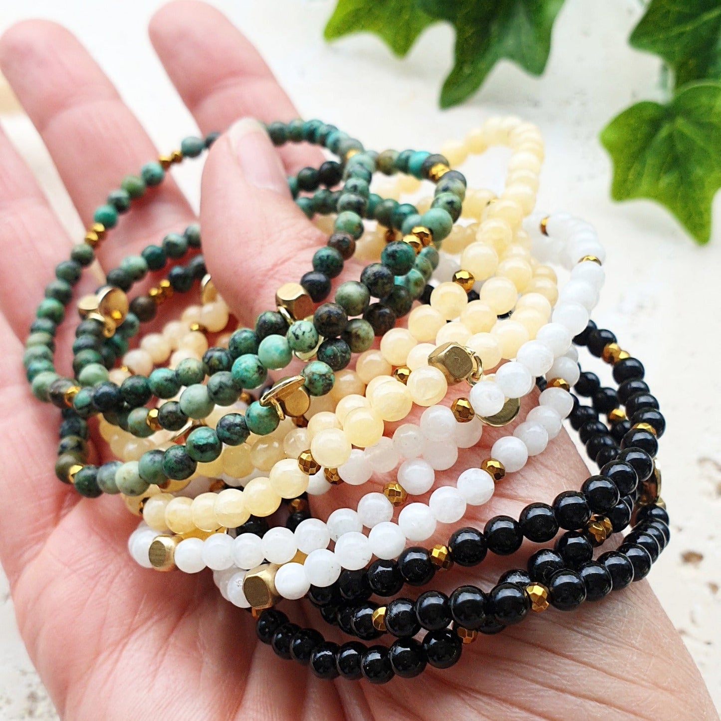 FORANDRING Petite armbånd African Turquoise - bergamott DESIGN