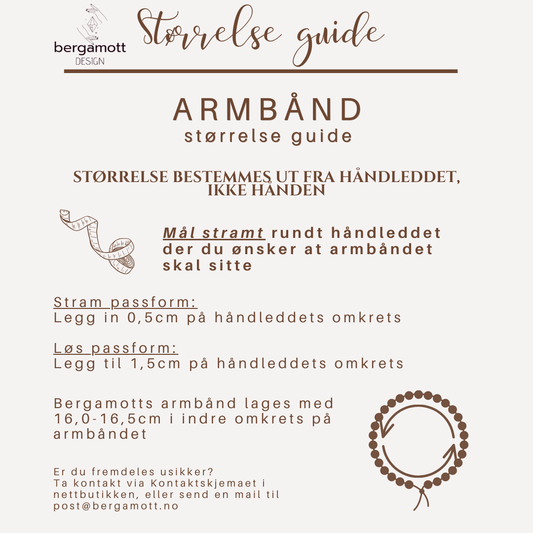 SPESIALBESTILLING SMYKKER - bergamott DESIGN