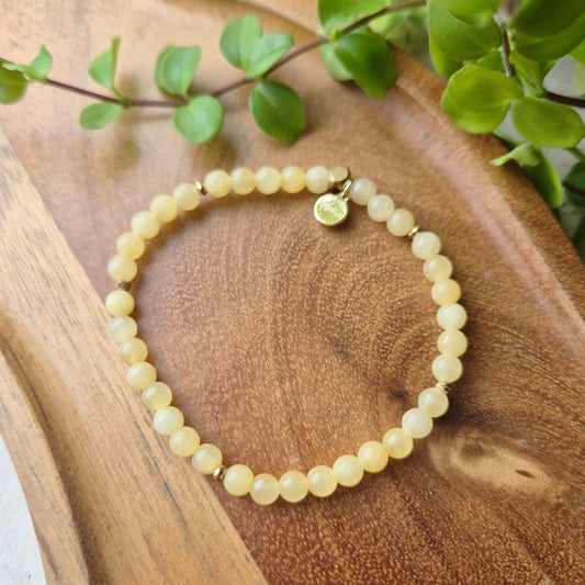 HÅP Petite armbånd Yellow Calcite - bergamott DESIGN