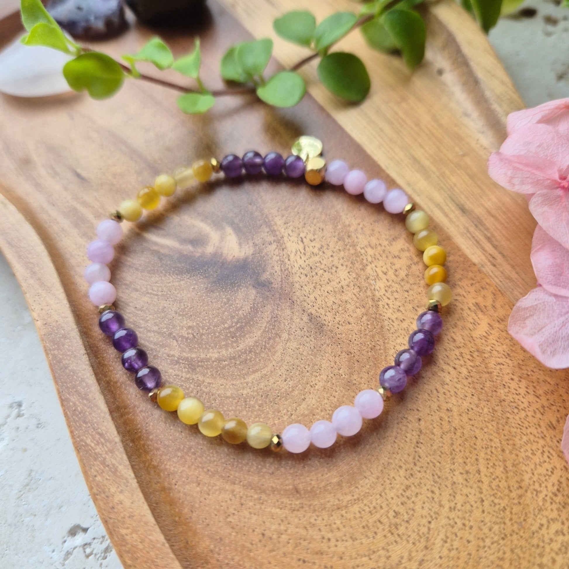 HJERTEVISDOM Petite armbånd •Intuisjon•Kjærlighet - bergamott DESIGN
