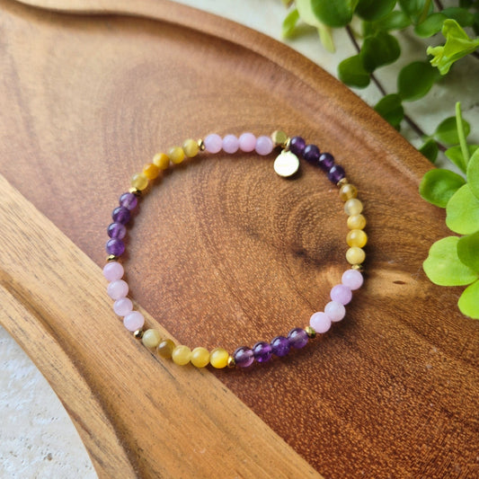 HJERTEVISDOM Petite armbånd •Intuisjon•Kjærlighet - bergamott DESIGN