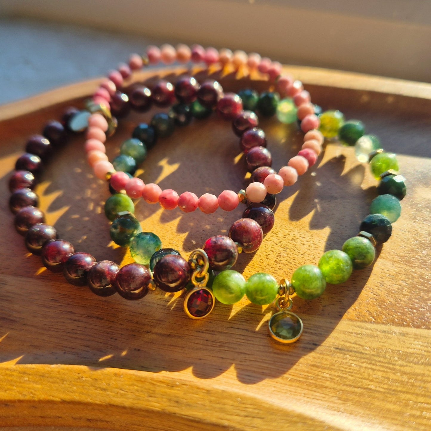 KRAFTFULL GLØD armbånd • Styrke • Kjærlighet • Selvtillit - bergamott DESIGN