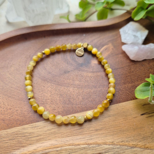 MOTIVASJON Petite Yellow Tigers Eye - bergamott DESIGN