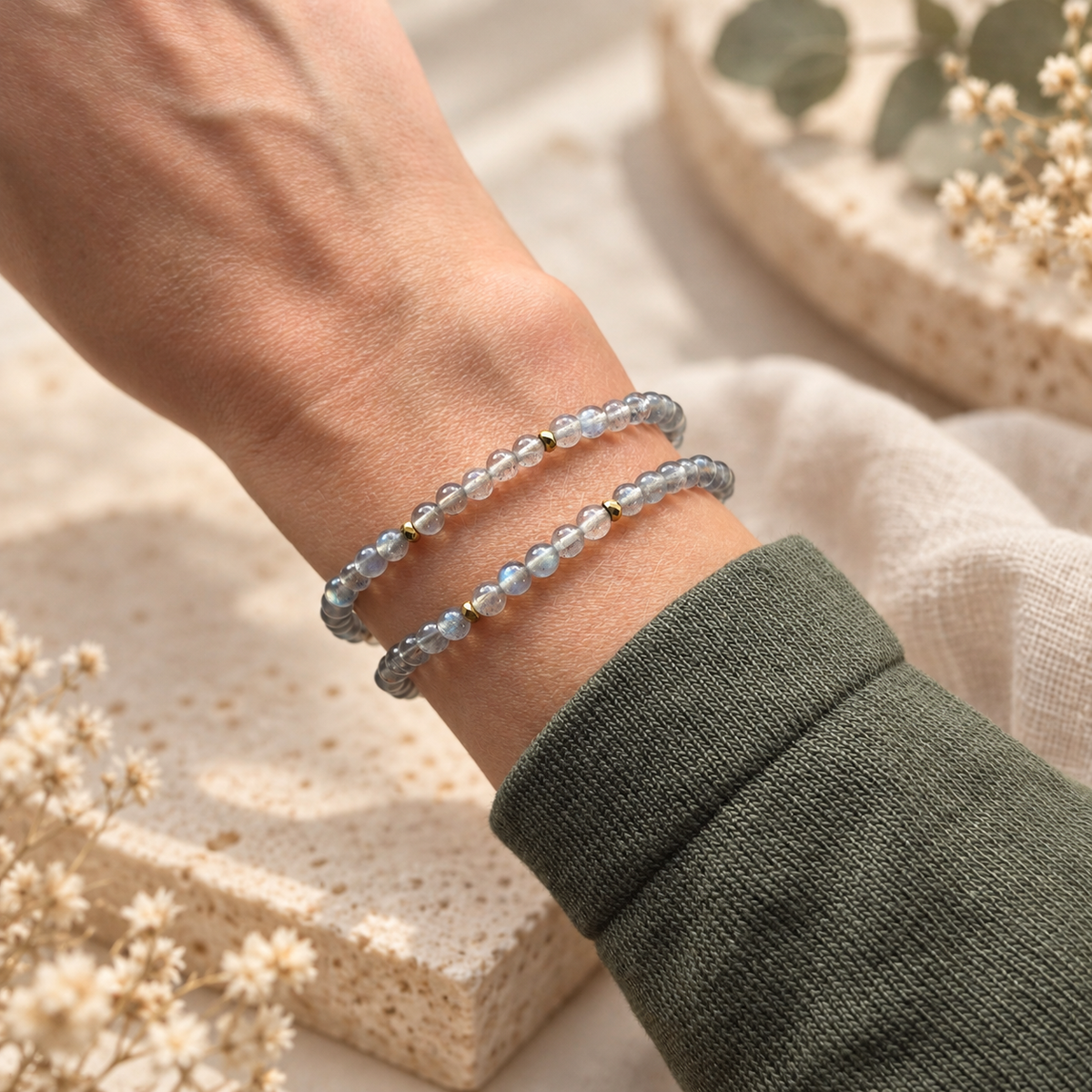 MAGISK Petite armbånd Labradorite