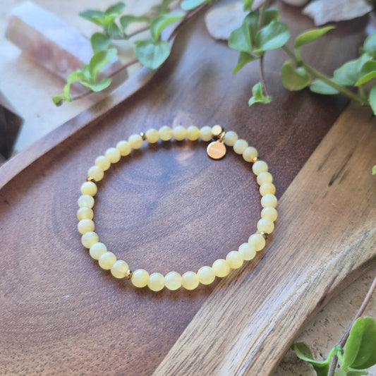 HÅP Petite armbånd Yellow Calcite