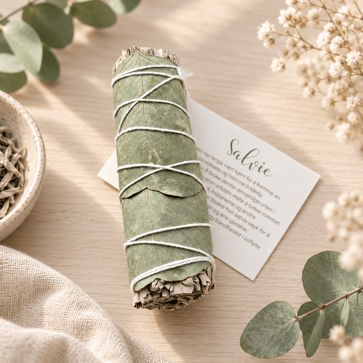 SALVIE MED EUCALYPTUS 10cm - bergamott DESIGN