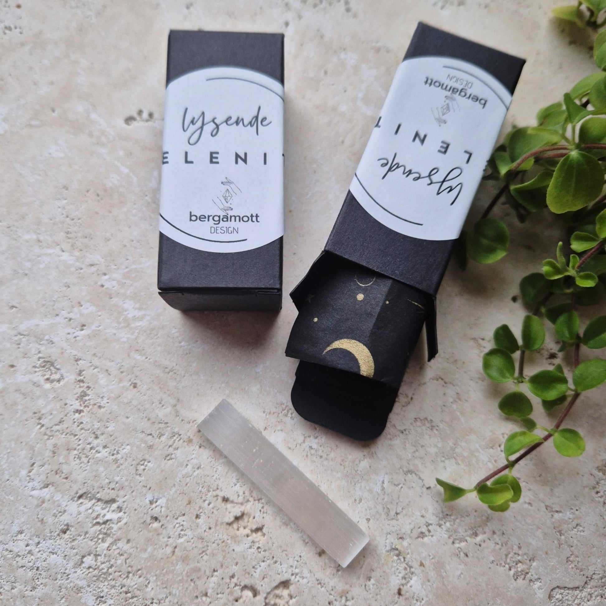 SELENITE STAV – lysets krystall for klarhet og ro - bergamott DESIGN