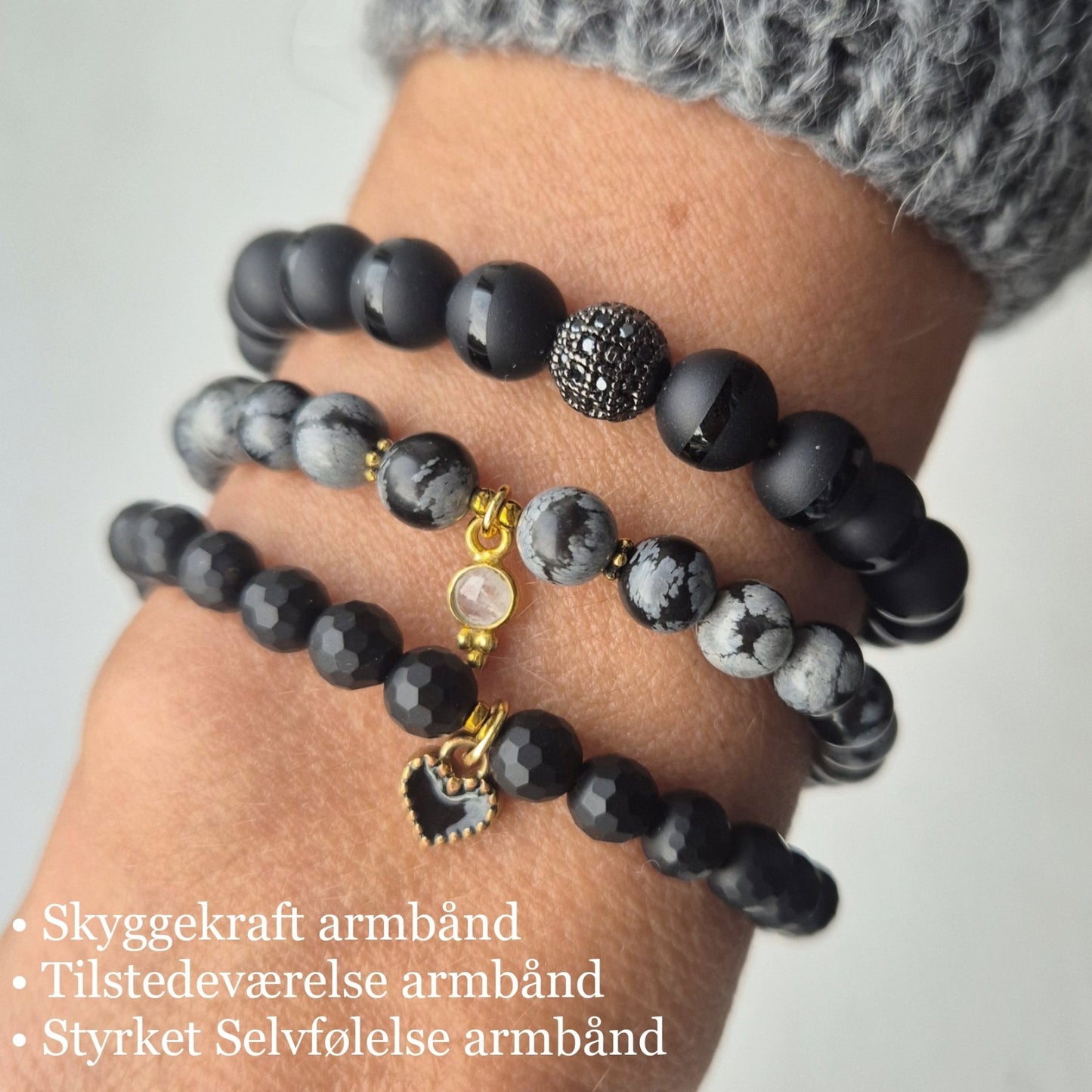 SKYGGEKRAFT armbånd •Beskyttelse •Styrke - bergamott DESIGN