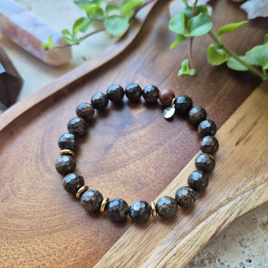 STABILISERENDE ENDRING armbånd Bronzite - bergamott DESIGN