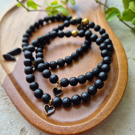 STYRKET SELVFØLELSE armbånd Black Onyx - bergamott DESIGN