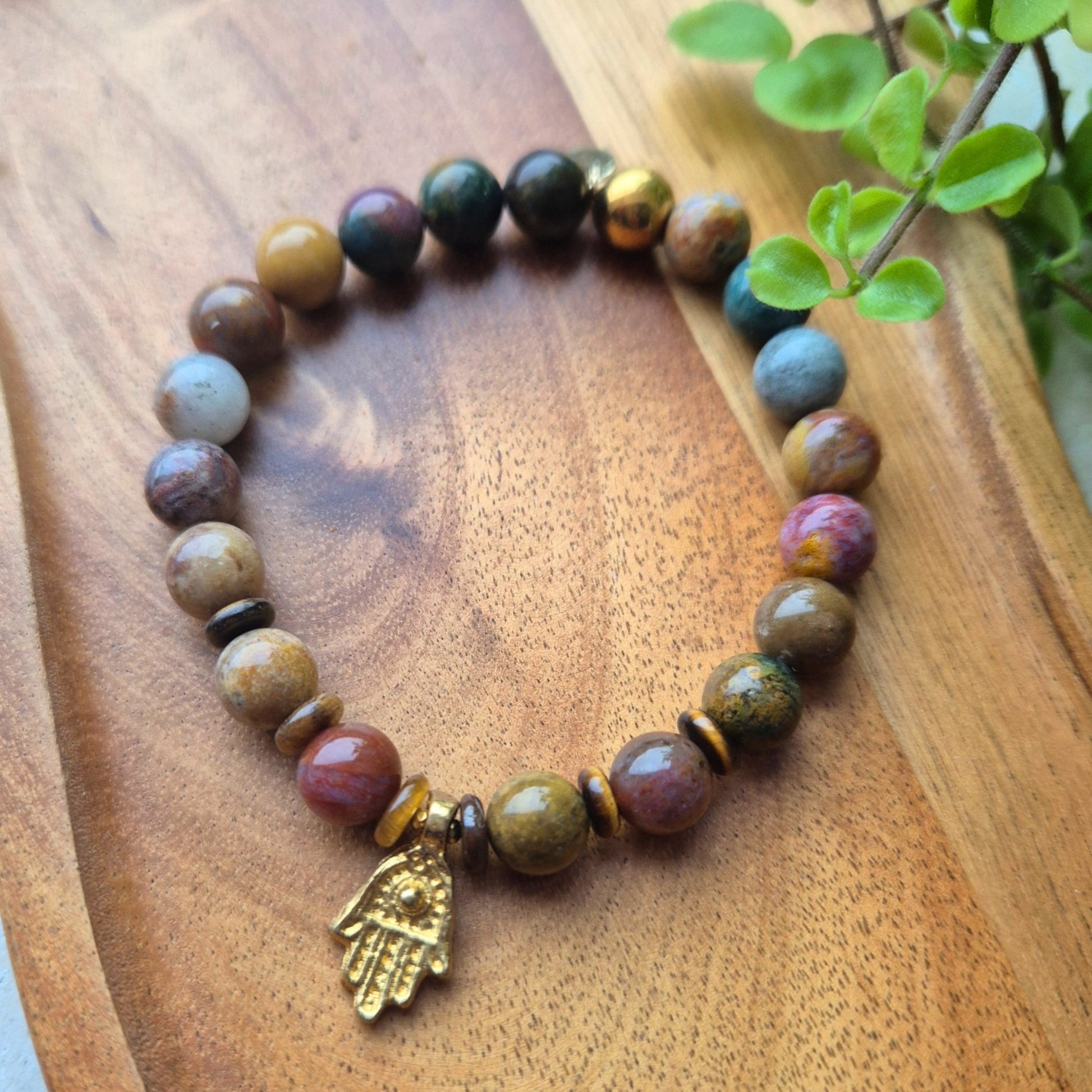 TRYGG FLYT armbånd • Flyt • Trygghet • Indre styrke - bergamott DESIGN