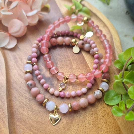 TRYGG KJÆRLIGHET Petite armbånd • Kjærlighet • Selvfølelse • Indre ro - bergamott DESIGN