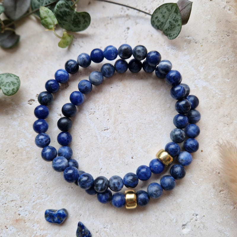 BLUE BALANCE armbånd Sodalite - bergamott DESIGN